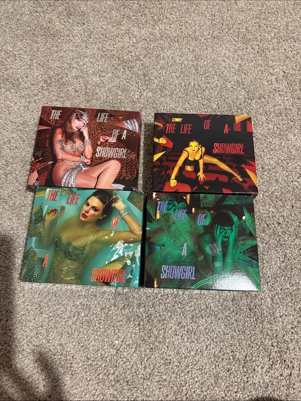 Rare! The Life of a Showgirl Limited Deluxe CDs Taylor Swift